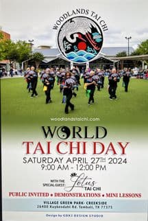 World Tai Chi Day 2024 poster
