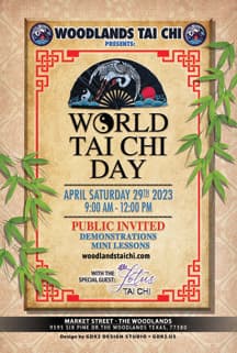 World Tai Chi Day 2023 poster